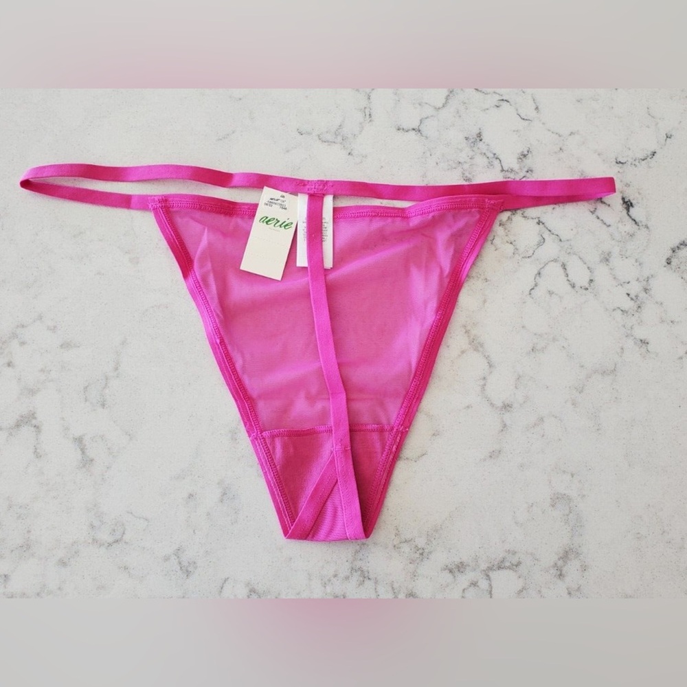 NWT Aerie Mesh G String Thong